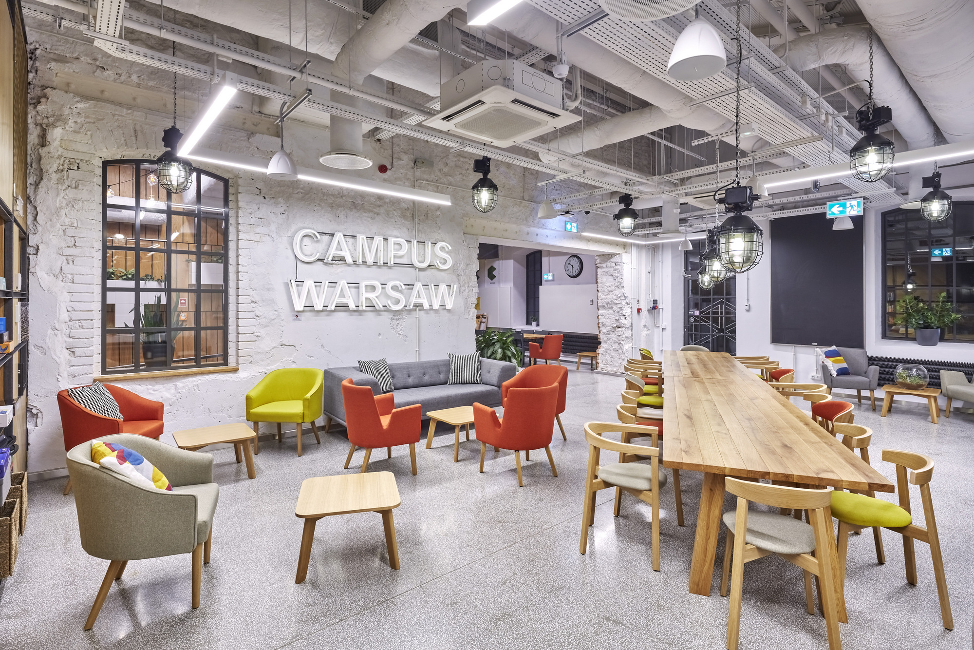 Google Space(グーグルスペース)のCampus ワルシャワのコワーキングオフィス - ワルシャワ,ポーランドのオープンスペース