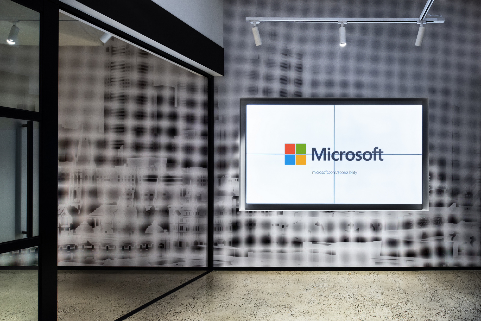 Microsoft(マイクロソフト)のオフィス - メルボルン, オーストラリアの廊下