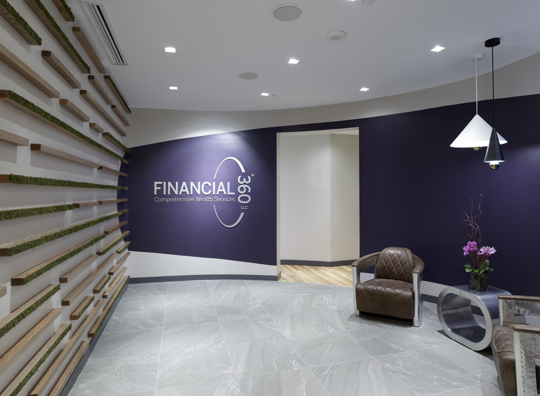 Financial 360のオフィス - メリーランド州ロックヴィルの受付/エントランススペース