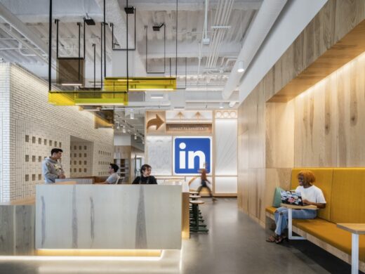 【LinkedInのオフィスデザイン】- ネブラスカ州, オハマの受付/エントランススペース