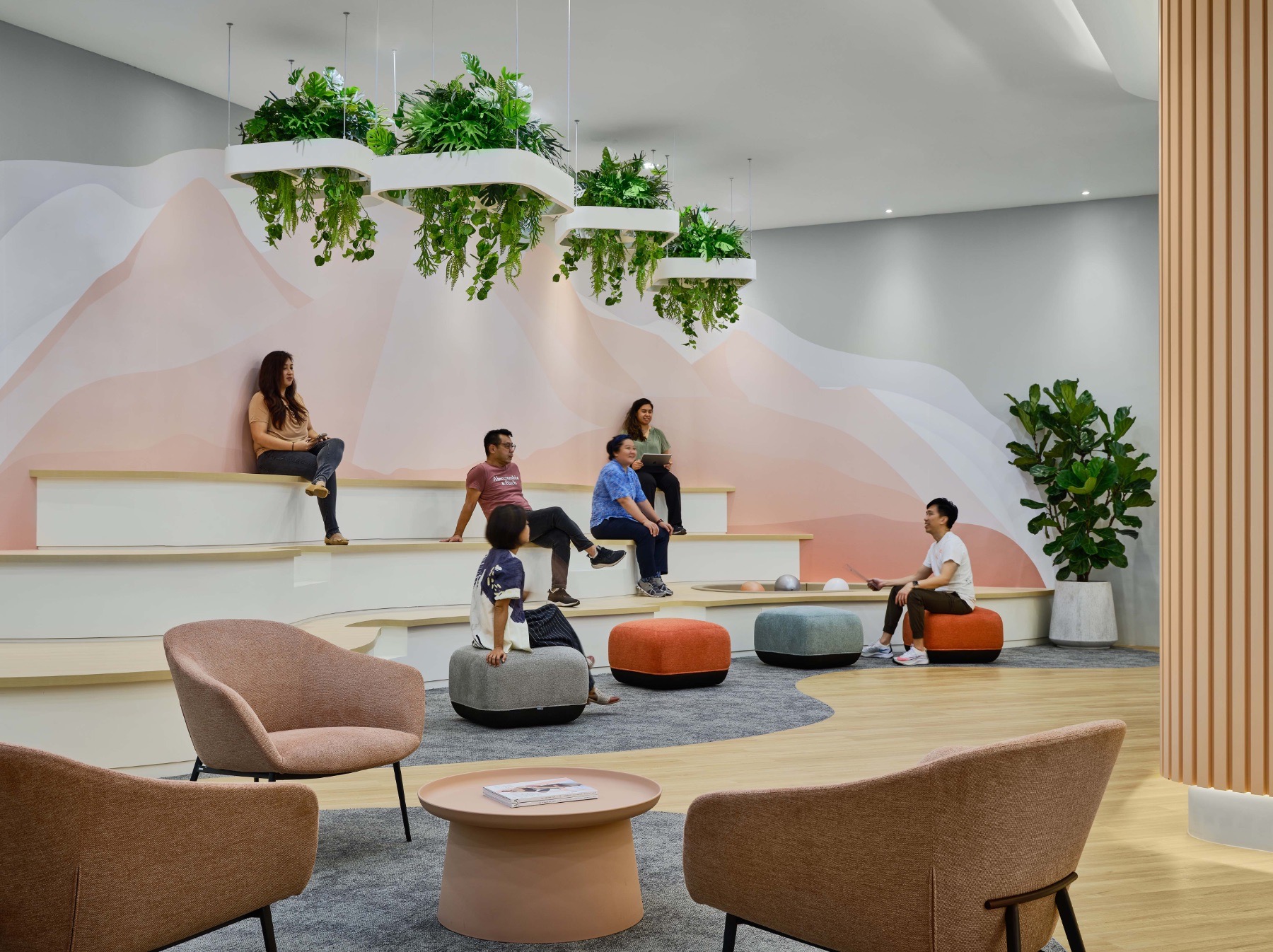 【 Hegenのオフィスデザイン】- シンガポールのオープンスペース
