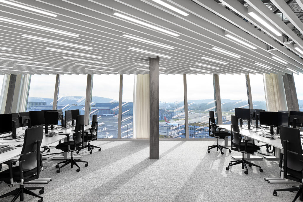 【某製薬会社のオフィスデザイン】クリーンでパンチの効いたオフィス スイス, チューリッヒ OFFICELOVERS