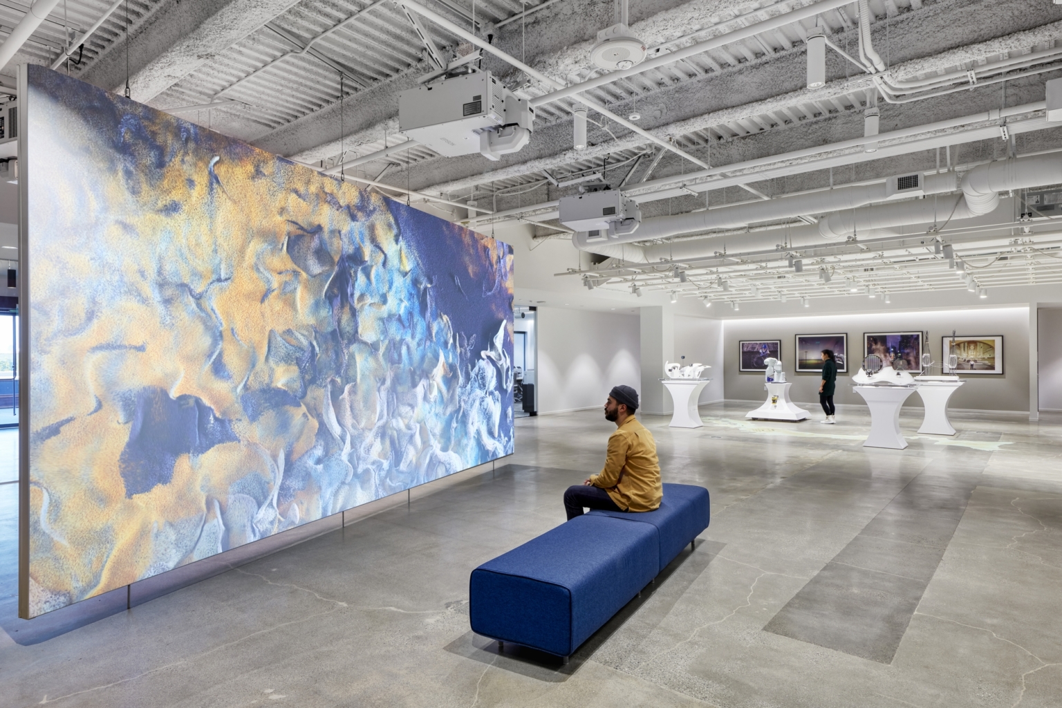 【エプソンのオフィスデザイン】- カリフォルニア州, ロスアラミトスのオープンスペース