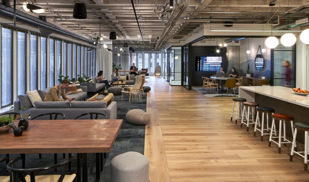 【Burgess Designのオフィスデザイン】- ワシントン州,シアトルのオープンスペース