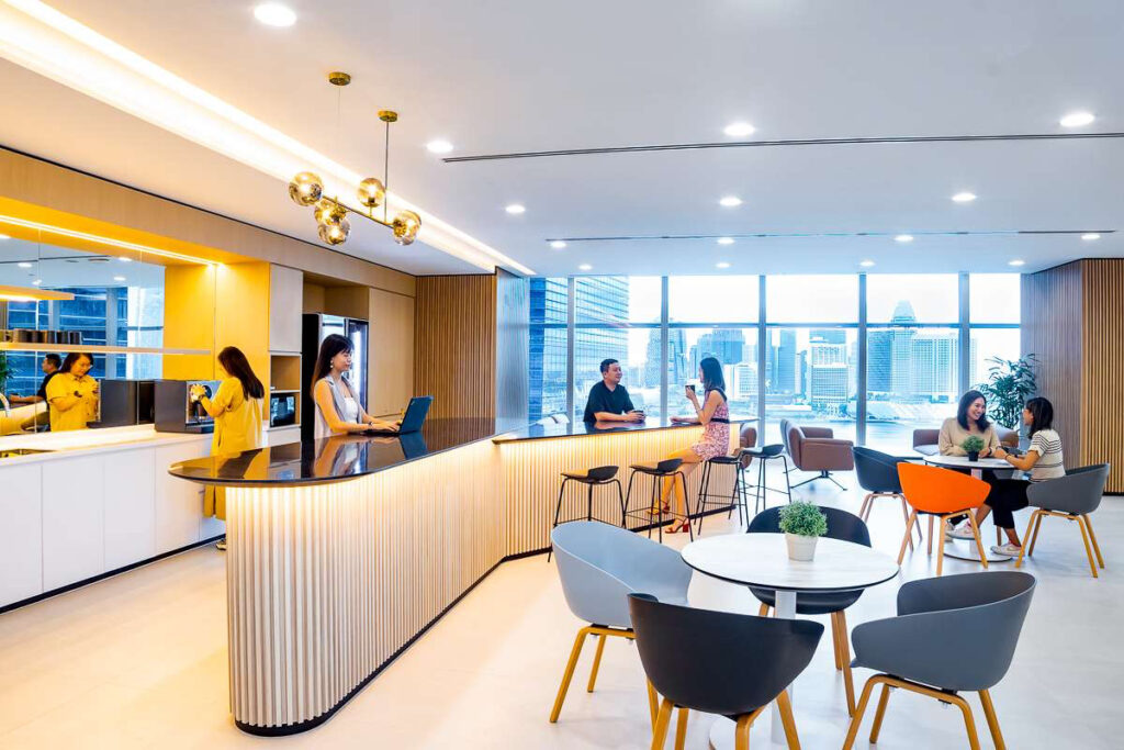 【SHEINのオフィスデザイン】- シンガポールのカフェスペース