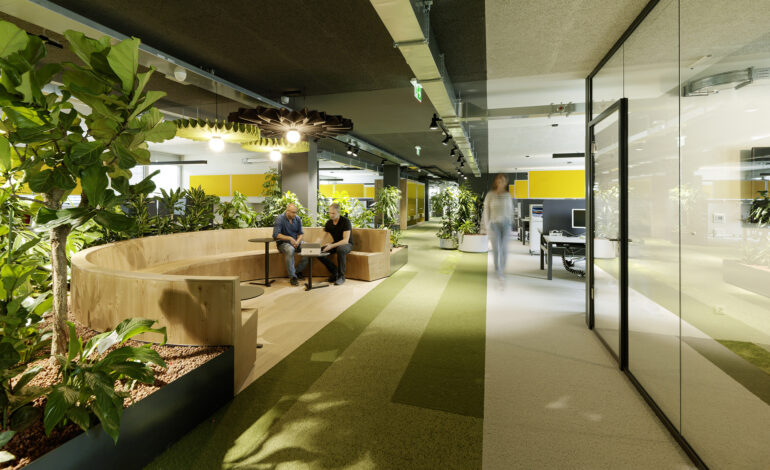 SAPエスタライヒ支社のオフィス - オーストリア, ウィーンのオープンスペース