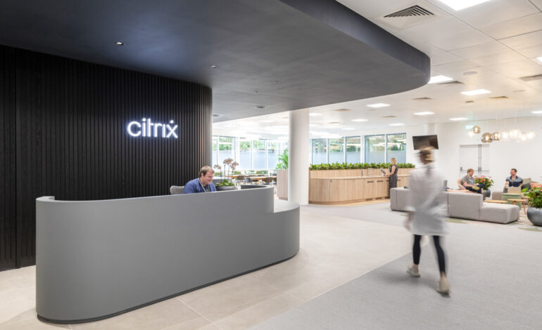 Citrix(シトリックス)のオフィス - イギリス, ケンブリッジの受付/エントランススペース