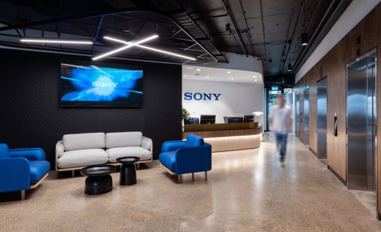 【Sonyのオフィスデザイン】- オーストラリア, シドニーの受付/エントランススペース